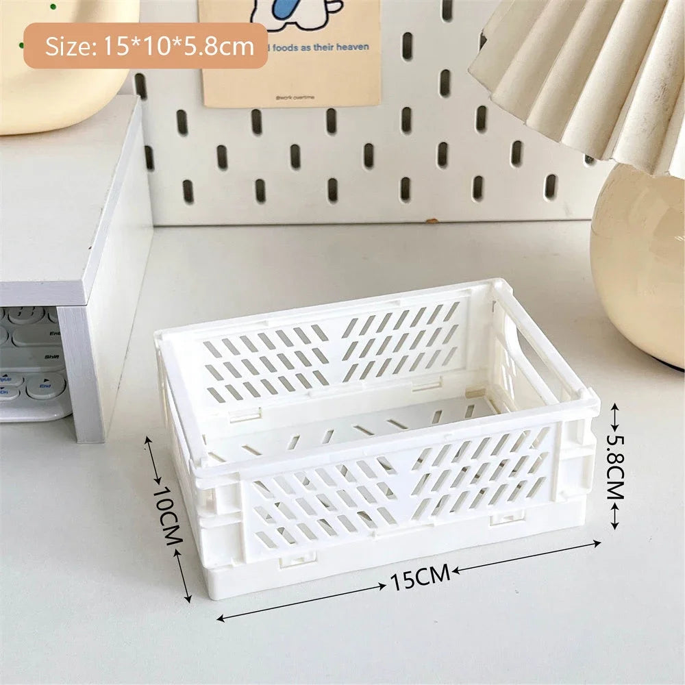Storage box – Durable plastic – Collapsible design – Ideal for toys and cosmetics – Versatile home organizer 13