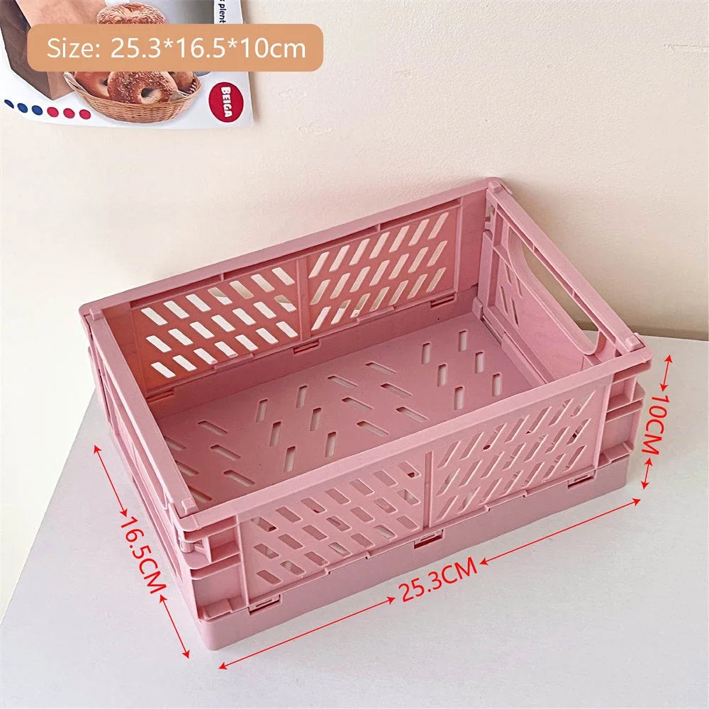 Storage box – Durable plastic – Collapsible design – Ideal for toys and cosmetics – Versatile home organizer 15