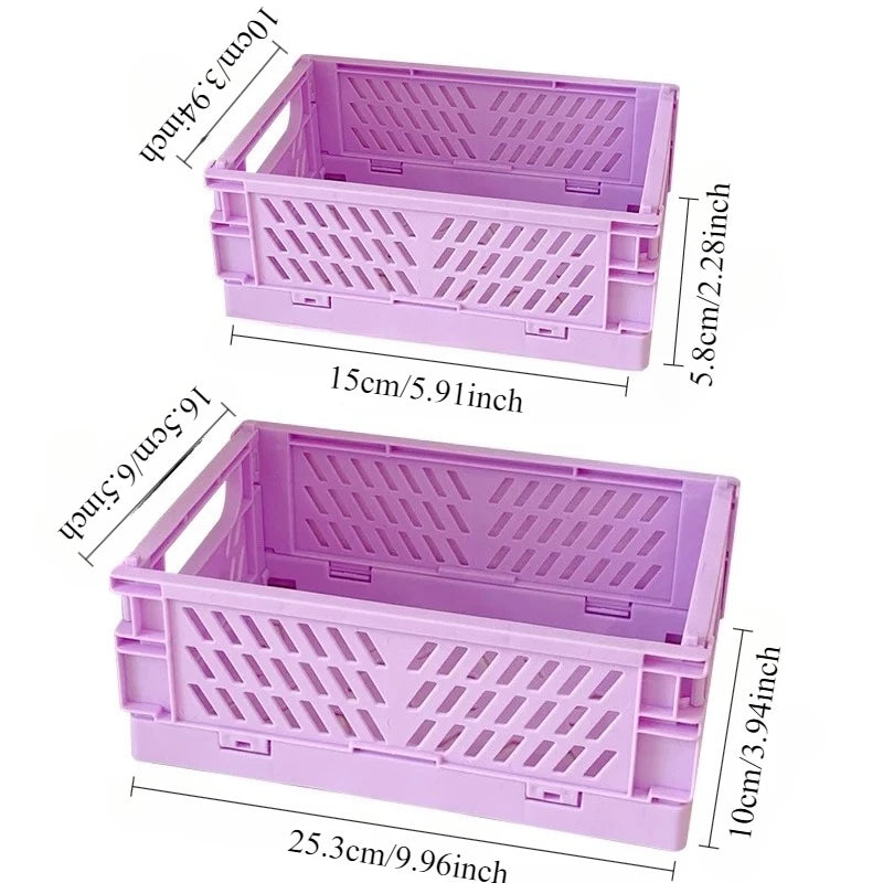 Storage box – Durable plastic – Collapsible design – Ideal for toys and cosmetics – Versatile home organizer 5