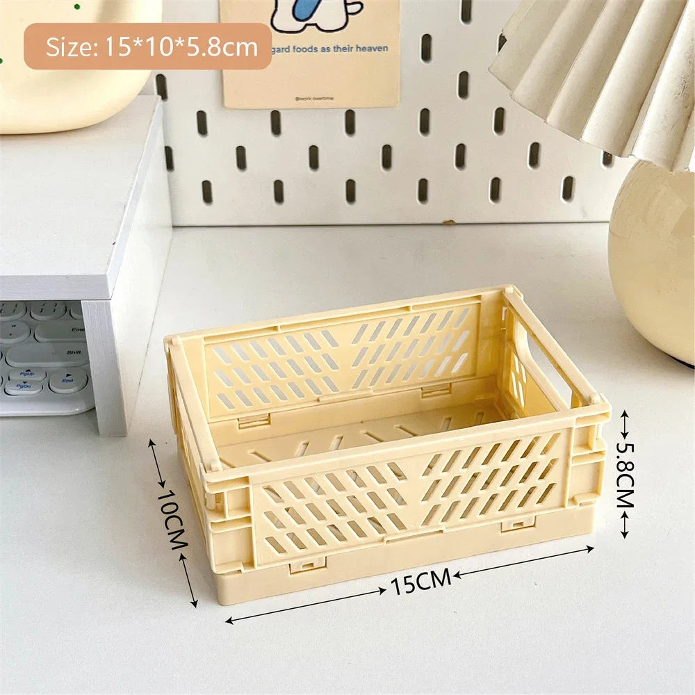 Storage box – Durable plastic – Collapsible design – Ideal for toys and cosmetics – Versatile home organizer 6