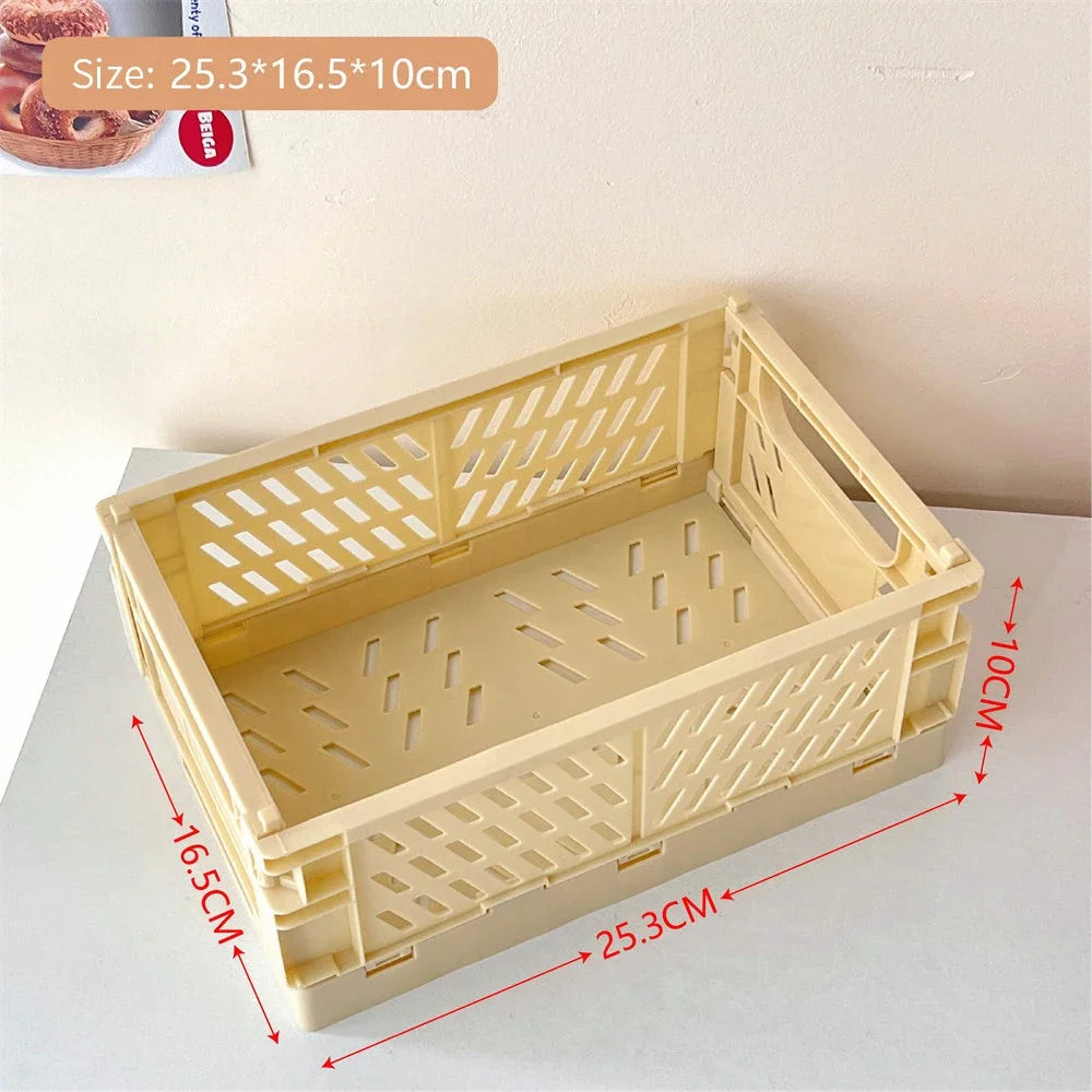 Storage box – Durable plastic – Collapsible design – Ideal for toys and cosmetics – Versatile home organizer 7