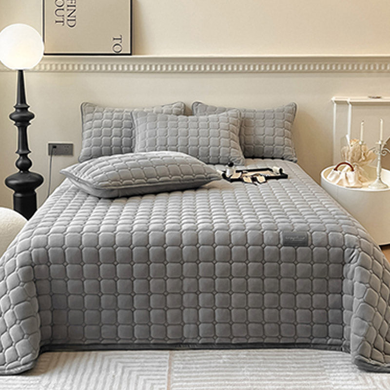Throw blanket – Soft fabric – Modern square texture – Cozy home accessory 12