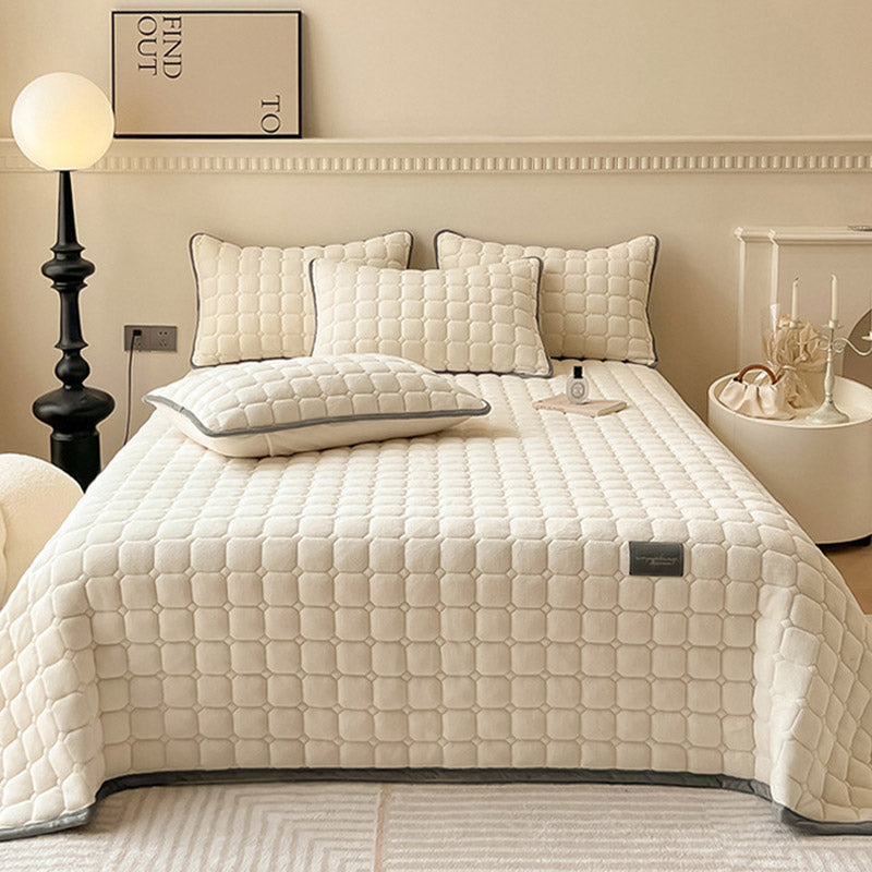 Throw blanket – Soft fabric – Modern square texture – Cozy home accessory 13