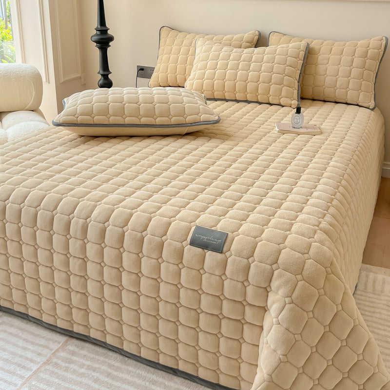 Throw blanket – Soft fabric – Modern square texture – Cozy home accessory 15