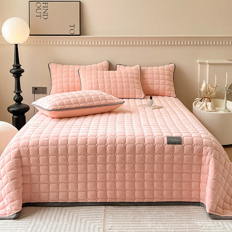 Throw blanket – Soft fabric – Modern square texture – Cozy home accessory 16