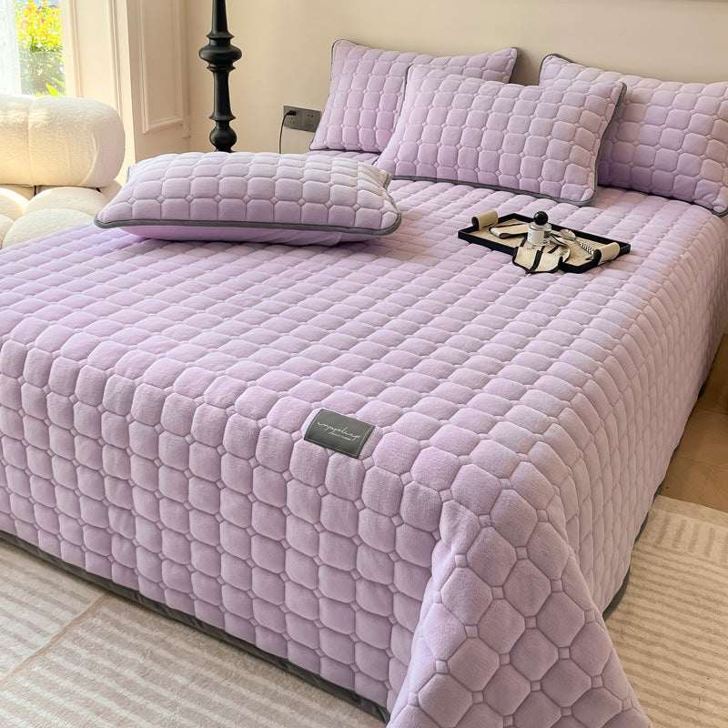 Throw blanket – Soft fabric – Modern square texture – Cozy home accessory 8