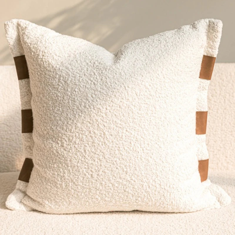 Throw pillow cover – High-quality fabric – Geometry pattern – Light luxury style – Decorative accent for living room 9