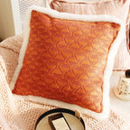 Throw pillow cover – Soft fabric – Pink retro design – Decorative home accent for living room 20