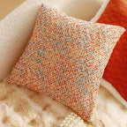 Throw pillow cover – Soft fabric – Pink retro design – Decorative home accent for living room 22