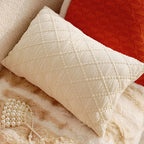 Throw pillow cover – Soft fabric – Pink retro design – Decorative home accent for living room 25