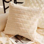 Throw pillow cover – Soft fabric – Pink retro design – Decorative home accent for living room 26