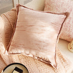 Throw pillow cover – Soft fabric – Pink retro design – Decorative home accent for living room 6