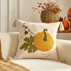 Throw pillow cover – Velvet – Pumpkin design – Autumn decor – 30 x 50 cm and 45 x 45 cm 15