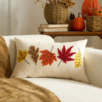 Throw pillow cover – Velvet – Pumpkin design – Autumn decor – 30 x 50 cm and 45 x 45 cm 8