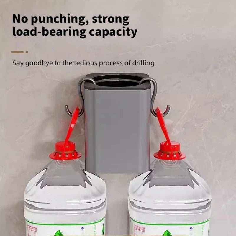Toilet brush and holder – Metal shell – Wall-mounted design – Space-saving and hygienic bathroom accessory 5