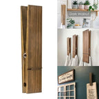 Towel clip – Premium wood – Elegant design – Stylish bathroom organizer 2