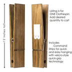 Towel clip – Premium wood – Elegant design – Stylish bathroom organizer 4