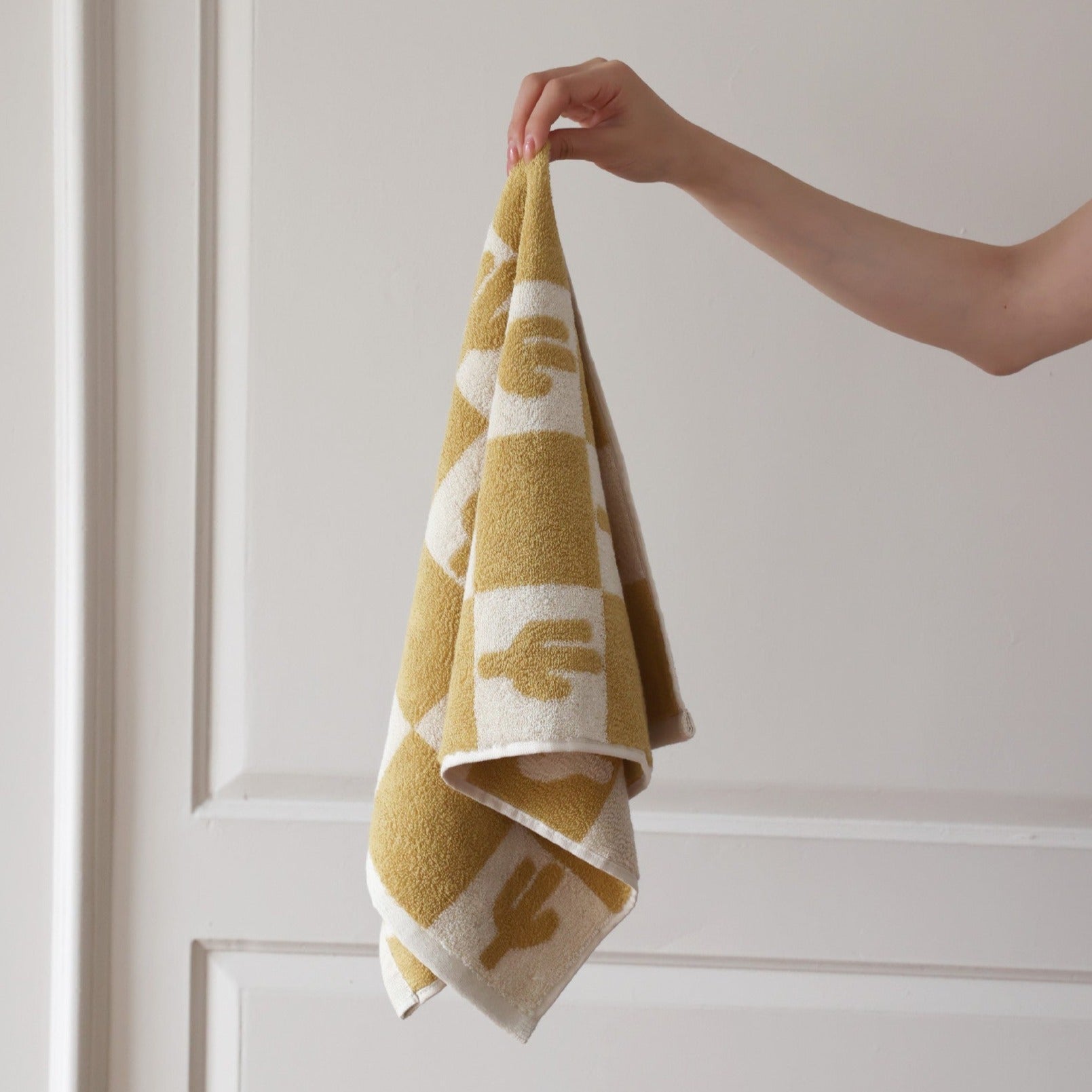 Towel set – Cotton – Cactus and palm design – Beach or spa use – Absorbent and durable 5