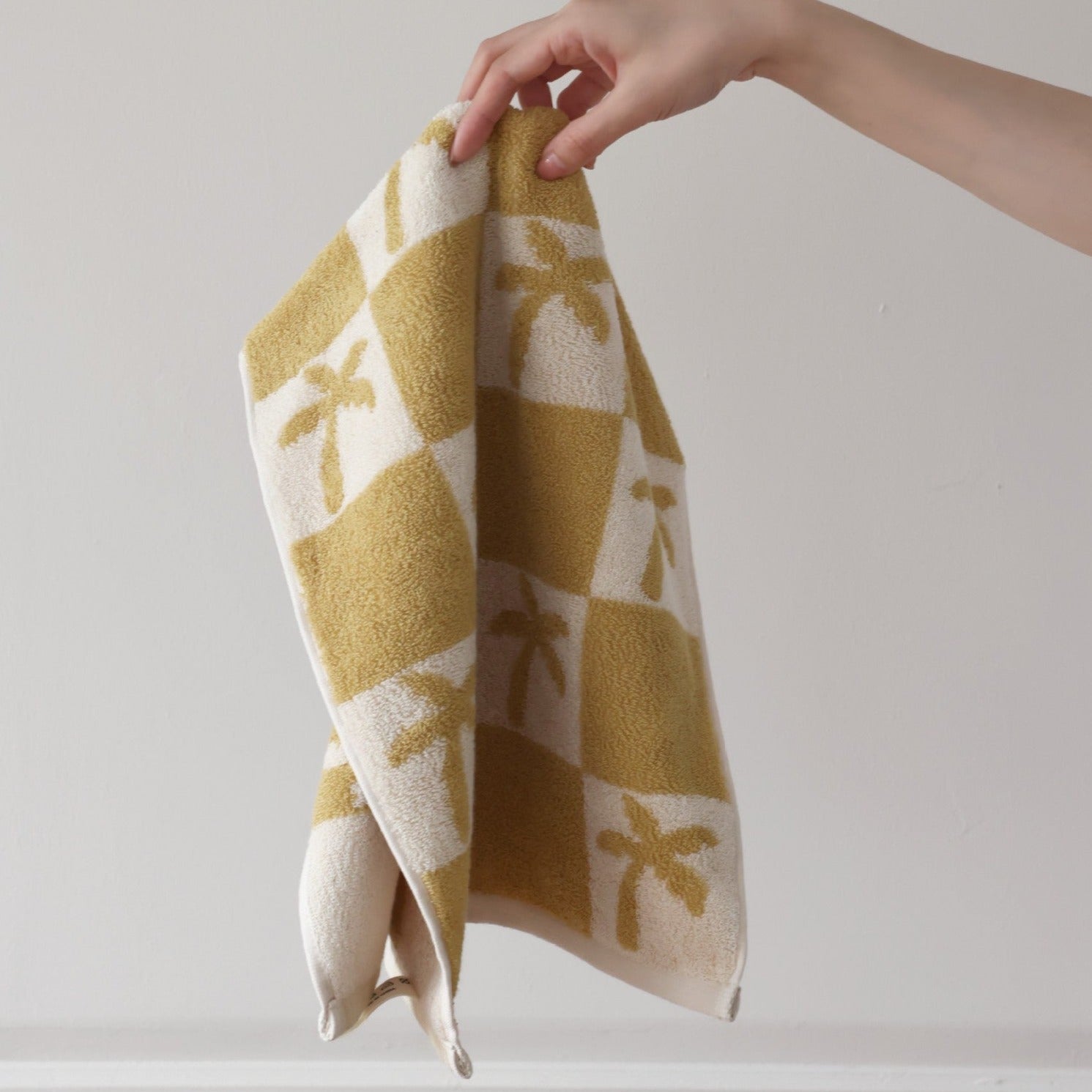 Towel set – Cotton – Cactus and palm design – Beach or spa use – Absorbent and durable 6