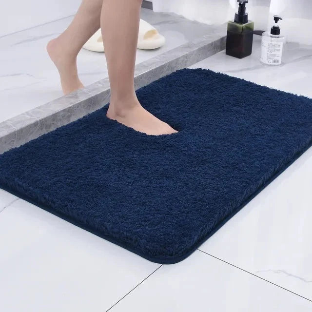Ultra-Soft Fur Plush Bath Rug – Non-Slip Comfort 0