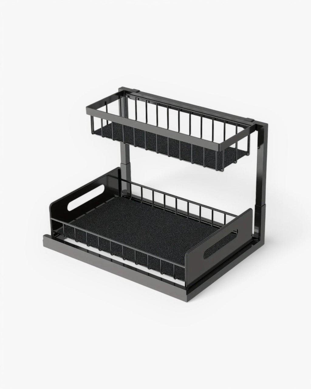 Under Sink Organizer – Two-Level Pull-Out Design – Stylish Bathroom or Kitchen Storage Solution 0