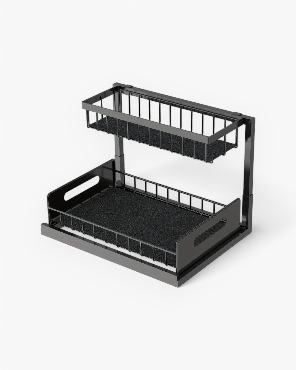 Under Sink Organizer – Two-Level Pull-Out Design – Stylish Bathroom or Kitchen Storage Solution 0
