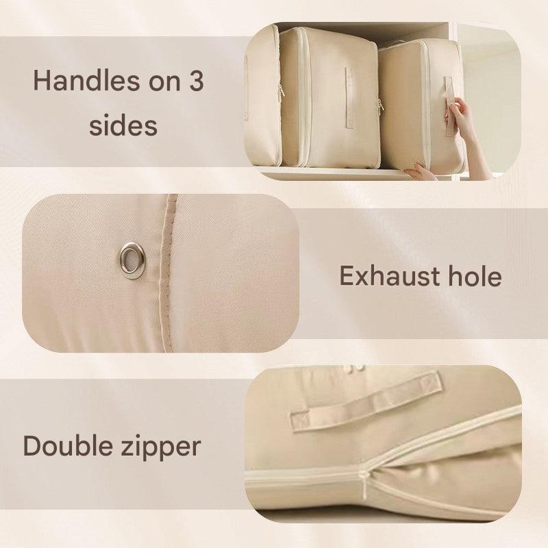 Vacuum Storage Bags – Durable Plastic – Space-Saving Compression – Ideal for Clothes and Bedding 4