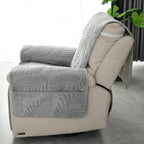 Verdant Leaf Pattern Recliner Cover – Universal Anti-Slip Slipcover for Recliner Chair Protection and Style 8