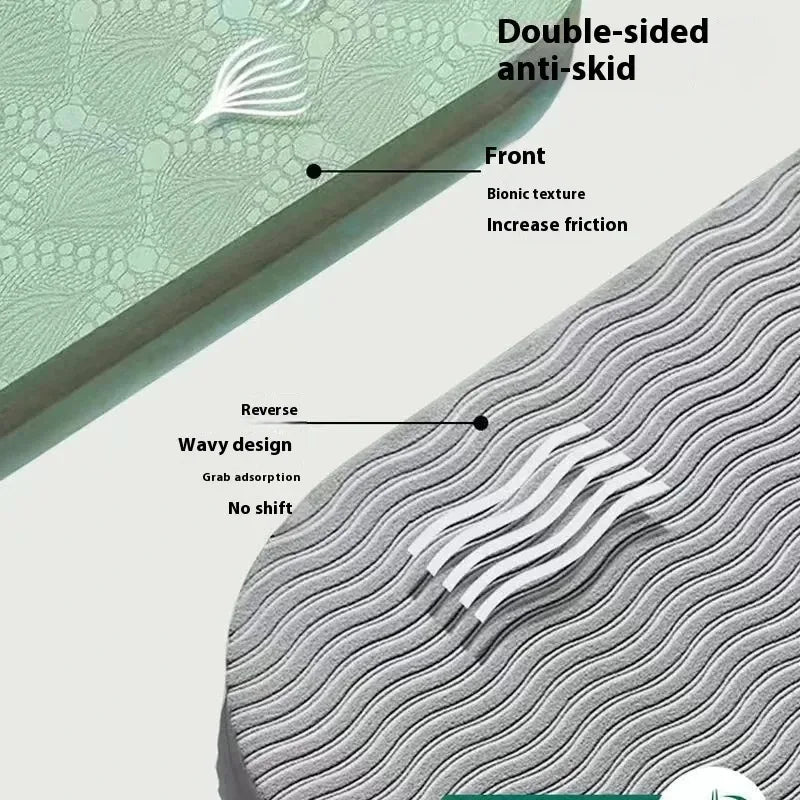 Versatile Folding Yoga Mat | Thick TPE Exercise Mat for Home & Travel Ð Lightweight and Non-Slip Surface for Comfort and Durability 5