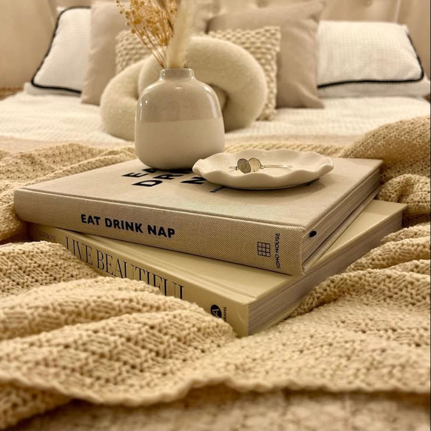Waffle blanket – Soft cotton – Nordic design – Cozy home accessory – 60 x 80 in 1