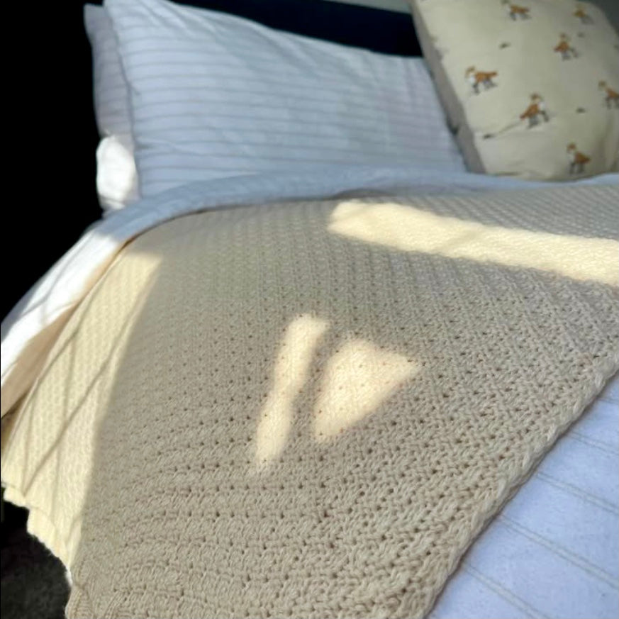 Waffle blanket – Soft cotton – Nordic design – Cozy home accessory – 60 x 80 in 2