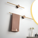 Wall-Mounted Towel Rail – Minimalist Acrylic and Stainless Steel Bathroom Towel Rack in 40cm and 50cm Options 3