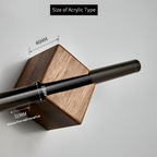 Wall-Mounted Towel Rail – Minimalist Acrylic and Stainless Steel Bathroom Towel Rack in 40cm and 50cm Options 7