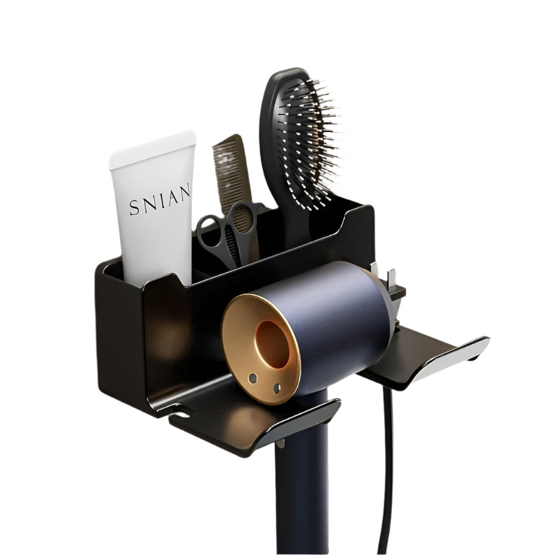 Wall Mount Hair Tool Organizer – Heat-Resistant Metal – Space-Saving Design for Blow Dryer and Straightener Storage 6