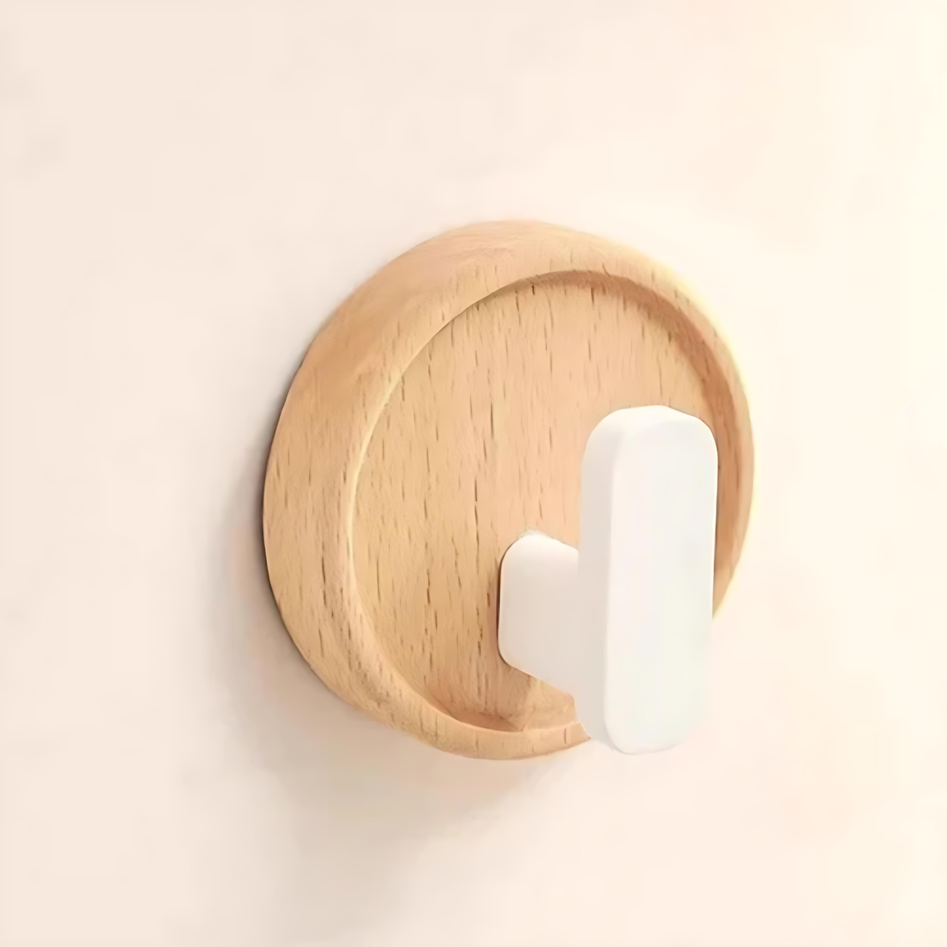 Wall hook – Solid walnut wood – Minimalist Nordic design – Perfect key holder for wall or coat hooks 4