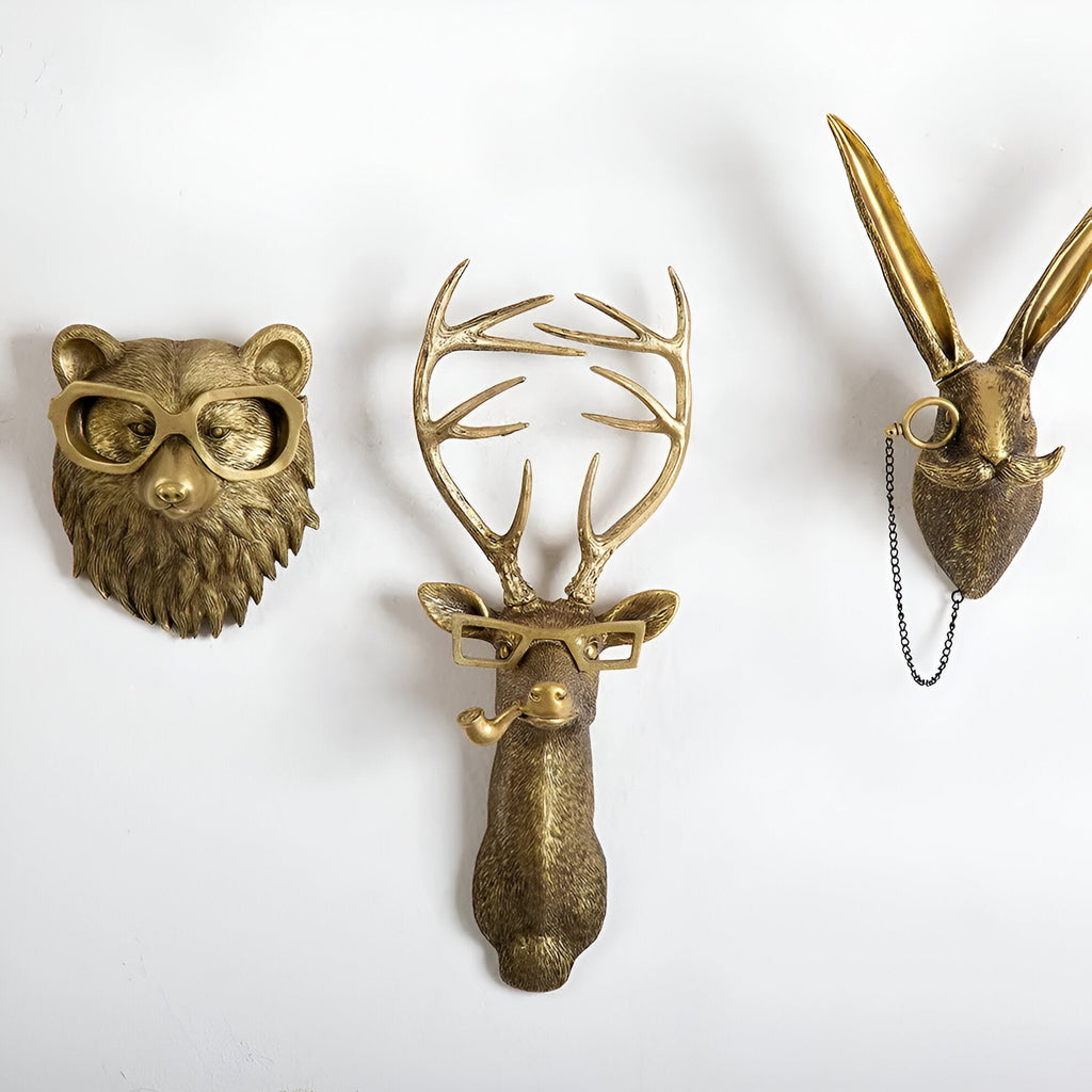 Wall hook – Synthetic resin – Decorative animal design – Versatile coat and key holder for wall 1