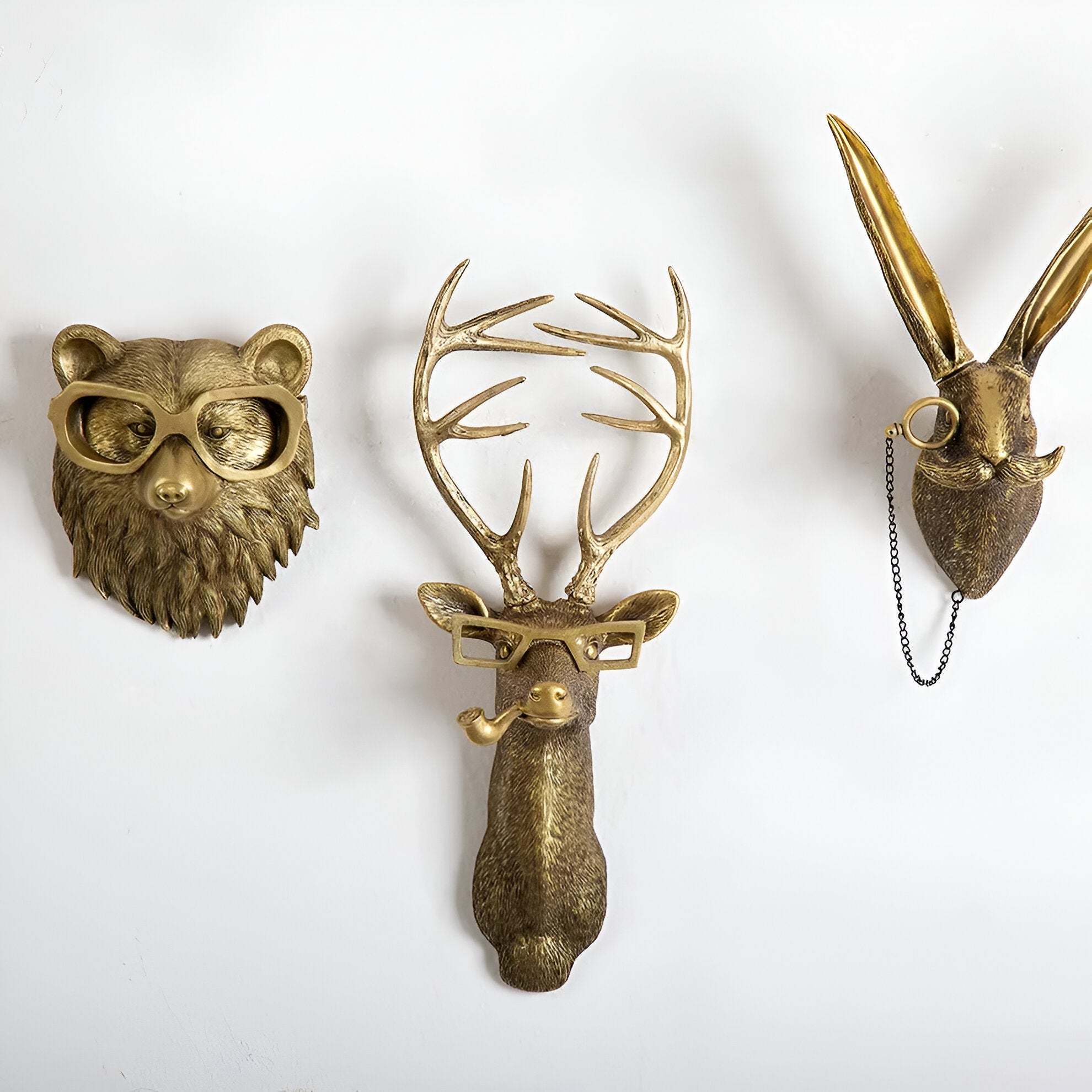 Wall hook – Synthetic resin – Decorative animal design – Versatile coat and key holder for wall 1