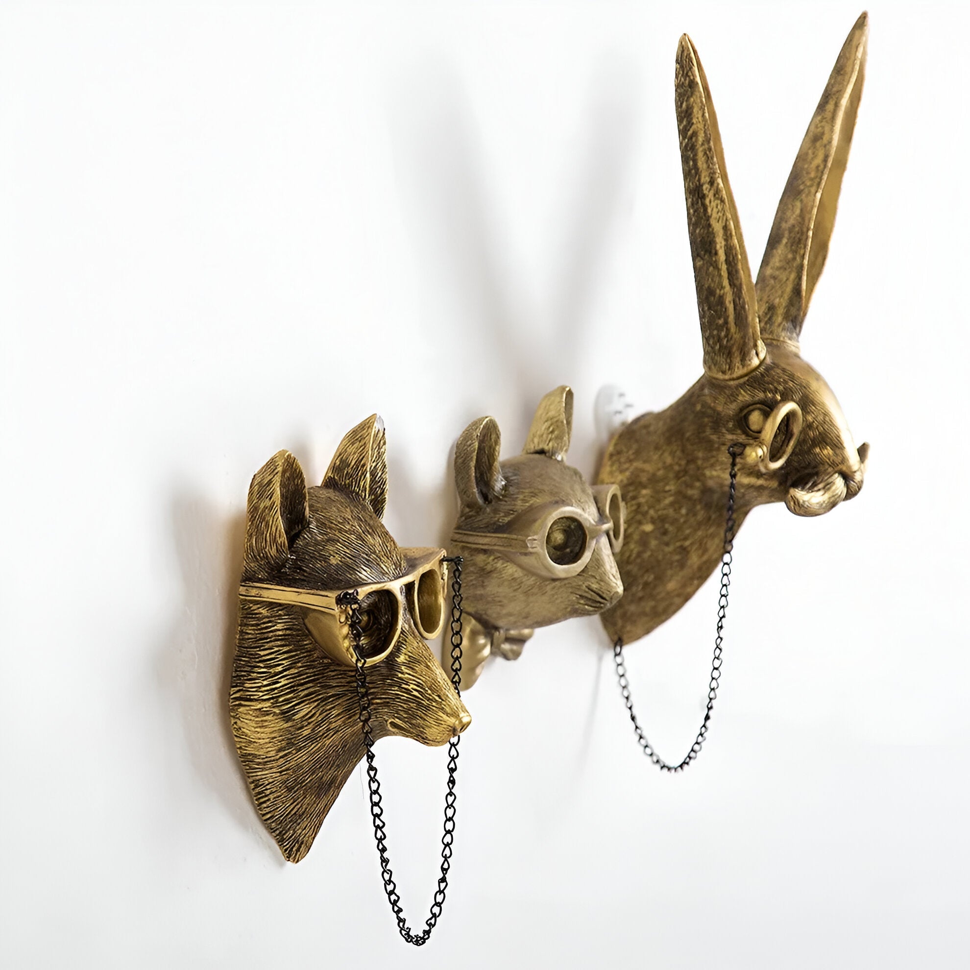 Wall hook – Synthetic resin – Decorative animal design – Versatile coat and key holder for wall 2
