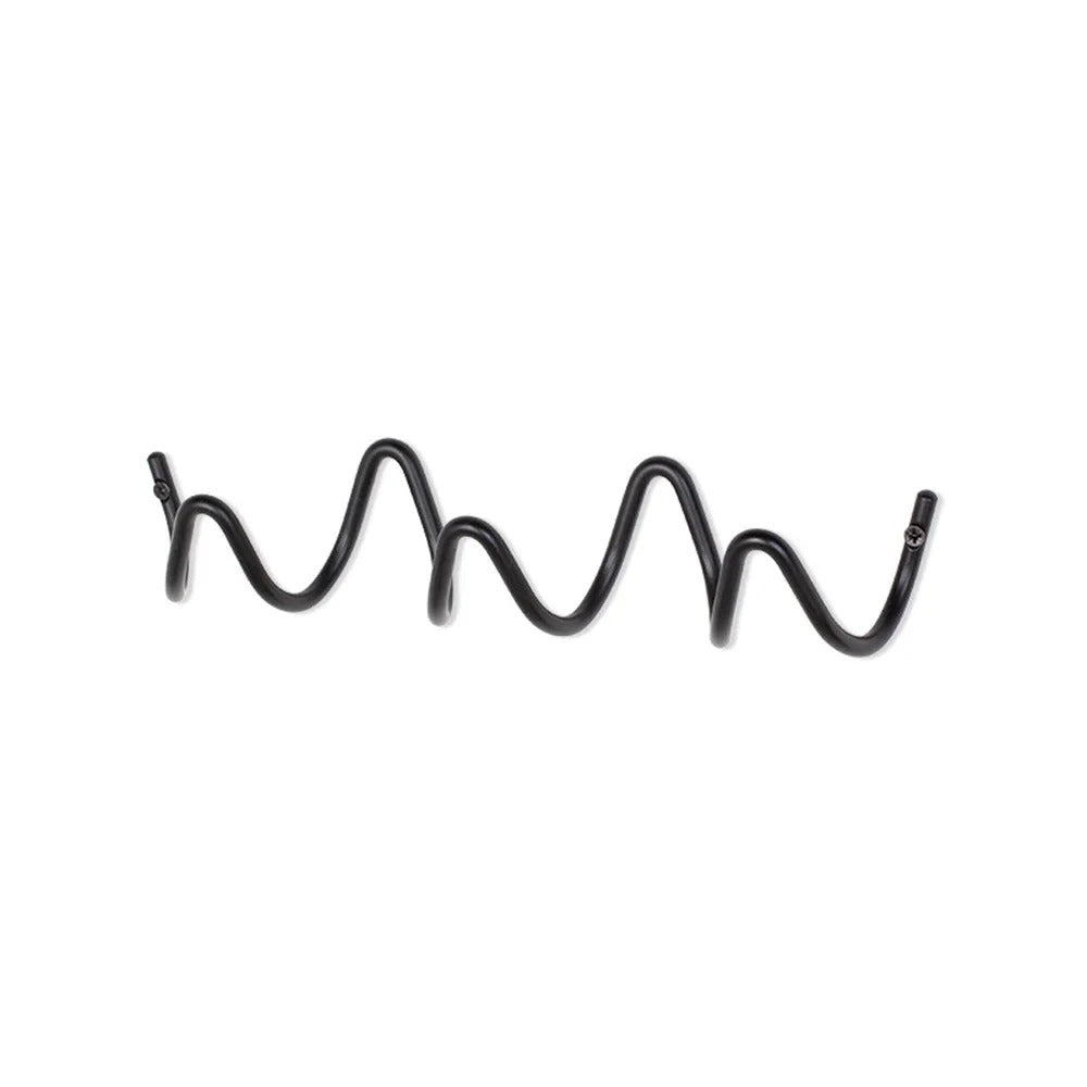 Wall hook – Wrought iron – Modern ocean wave design – Stylish entryway accessory 0