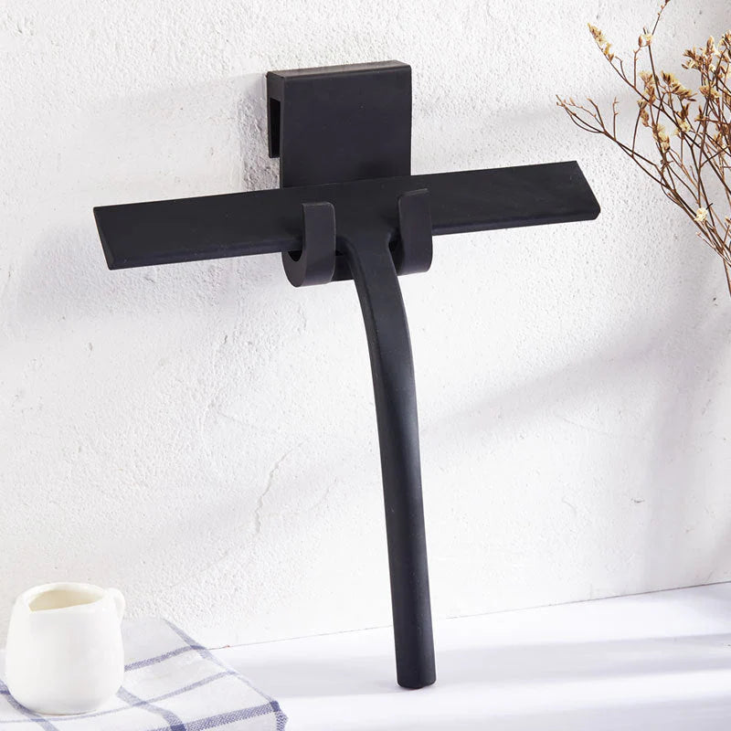 Water squeegee – Premium stainless steel – Elegant black design – Modern bathroom cleaning tool 2