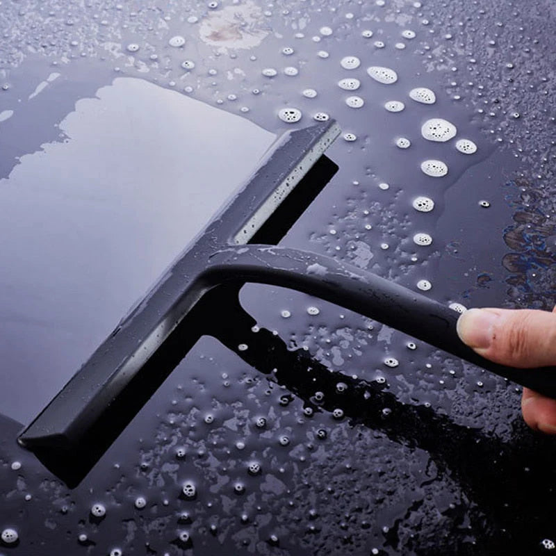 Water squeegee – Premium stainless steel – Elegant black design – Modern bathroom cleaning tool 3