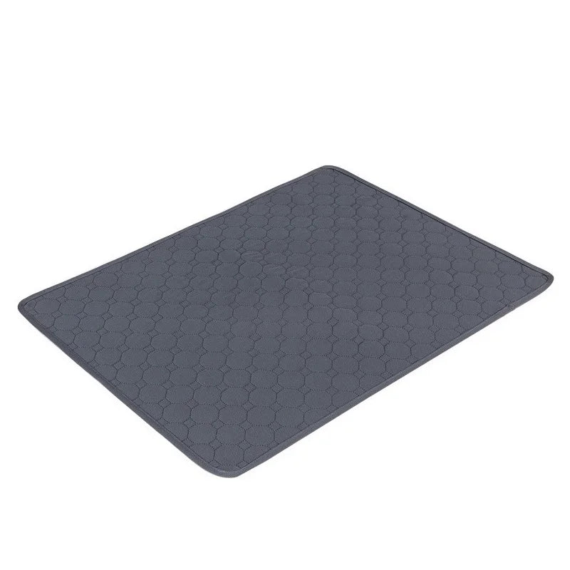 Waterproof gray dog blanket featuring a non-slip base, made from eco-friendly fabric, ideal for protecting furniture while providing comfort for pets. 6