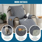 Waterproof Recliner Slipcover – Pet-Friendly Non-Slip Protection 8