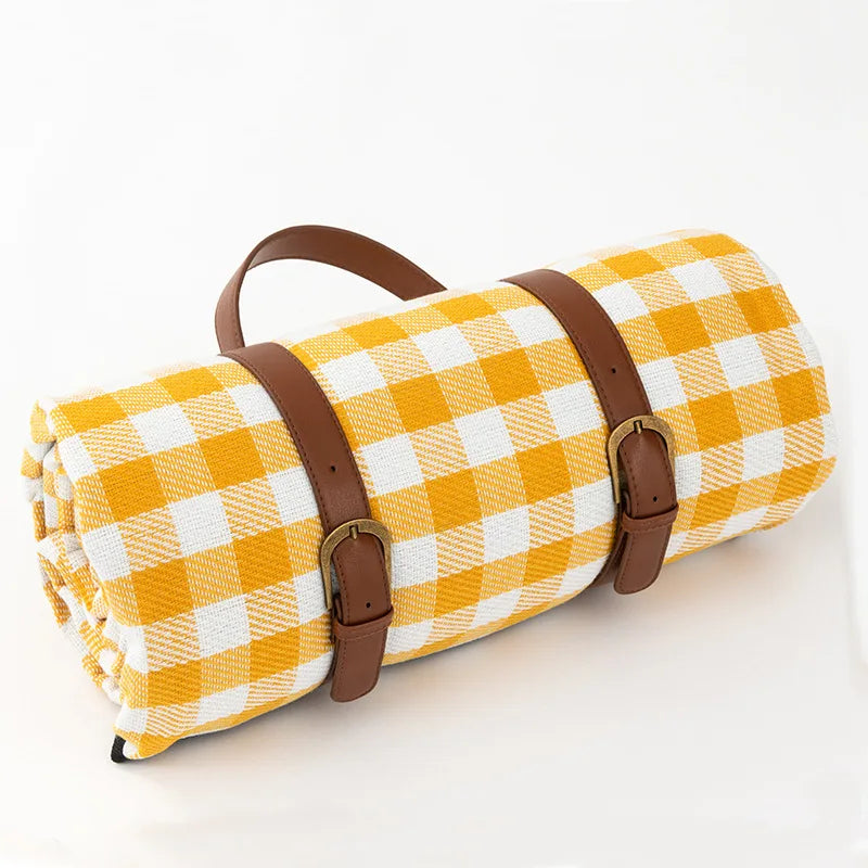 Waterproof picnic blanket – Foldable outdoor mat – Soft PEVA – 59 x 79 in – Ideal for beach, park, and camping 11