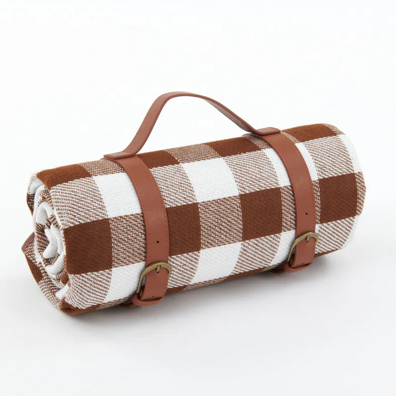 Waterproof picnic blanket – Foldable outdoor mat – Soft PEVA – 59 x 79 in – Ideal for beach, park, and camping 14