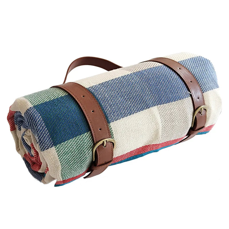 Waterproof picnic blanket – Foldable outdoor mat – Soft PEVA – 59 x 79 in – Ideal for beach, park, and camping 2