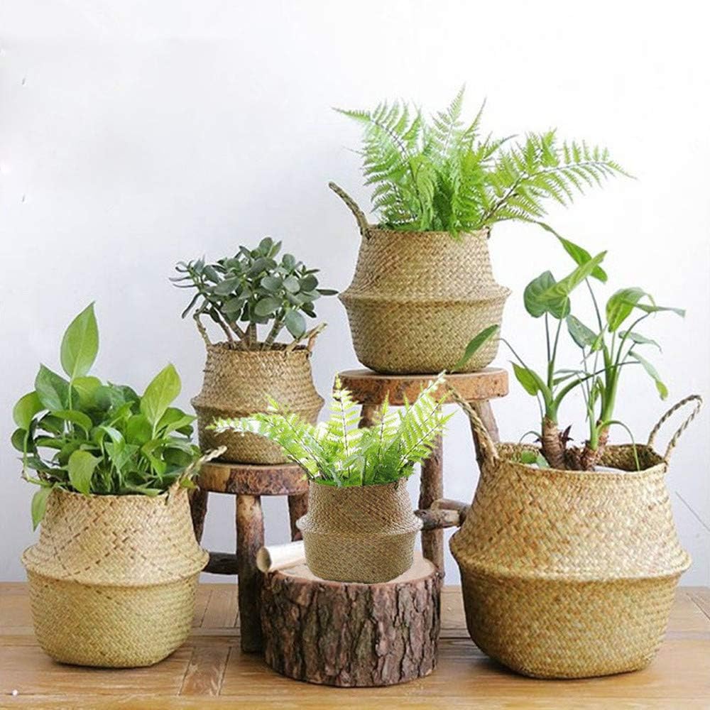 Wicker basket – Handwoven organic material – Natural finish – Versatile storage solution for home decor 0