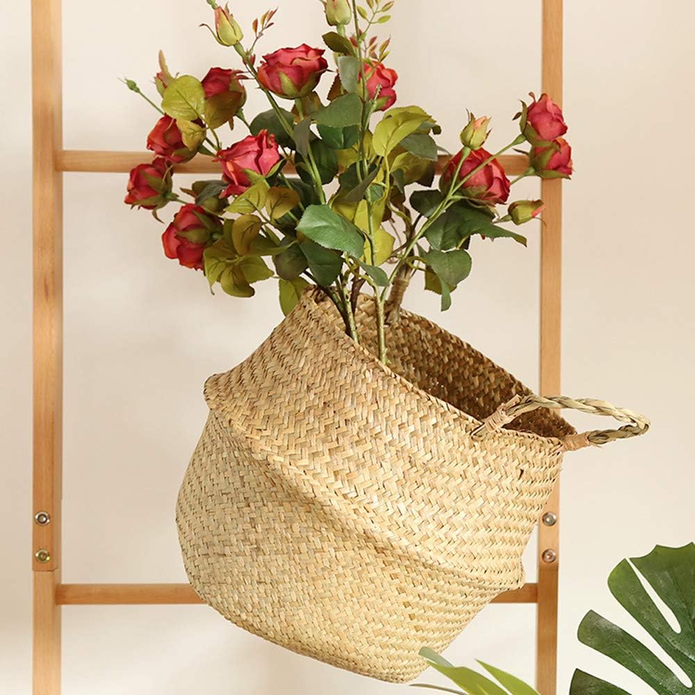 Wicker basket – Handwoven organic material – Natural finish – Versatile storage solution for home decor 7