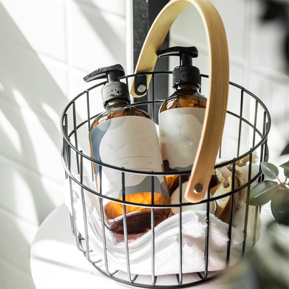 Wire basket – Durable iron – Stylish storage solution – Perfect for kitchen organization – 9.05 x 5.9 in 4