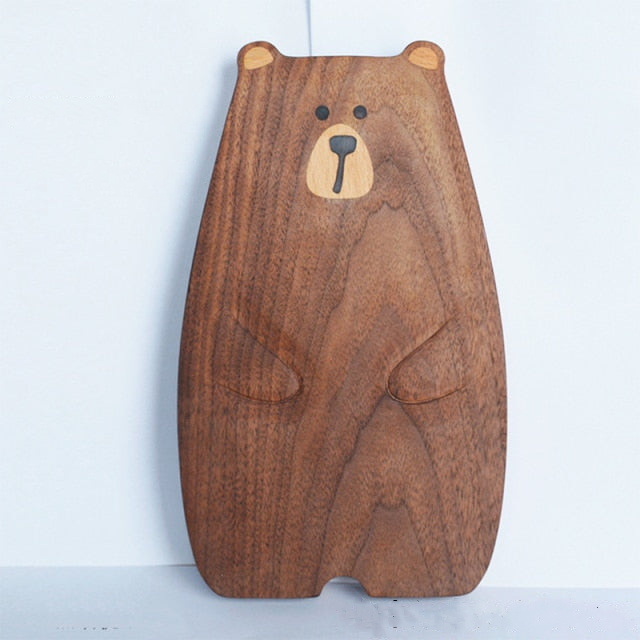 Wood Cutting Board – Bear Shape – Fun Kitchen Accessory – Perfect for Food Prep 2